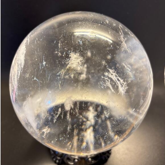 ✨ Smelted Quartz Crystal Ball – Over 5 lbs of Radiant Beauty ✨ - Picture 5 of 7
